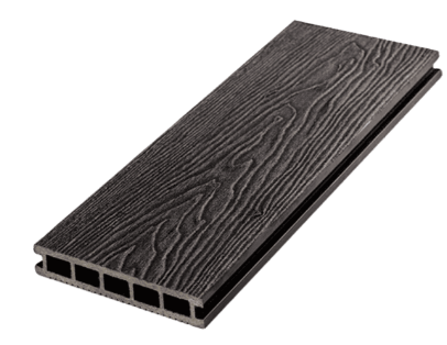 Террасная доска дпк WPC rotten Чёрный -Графит